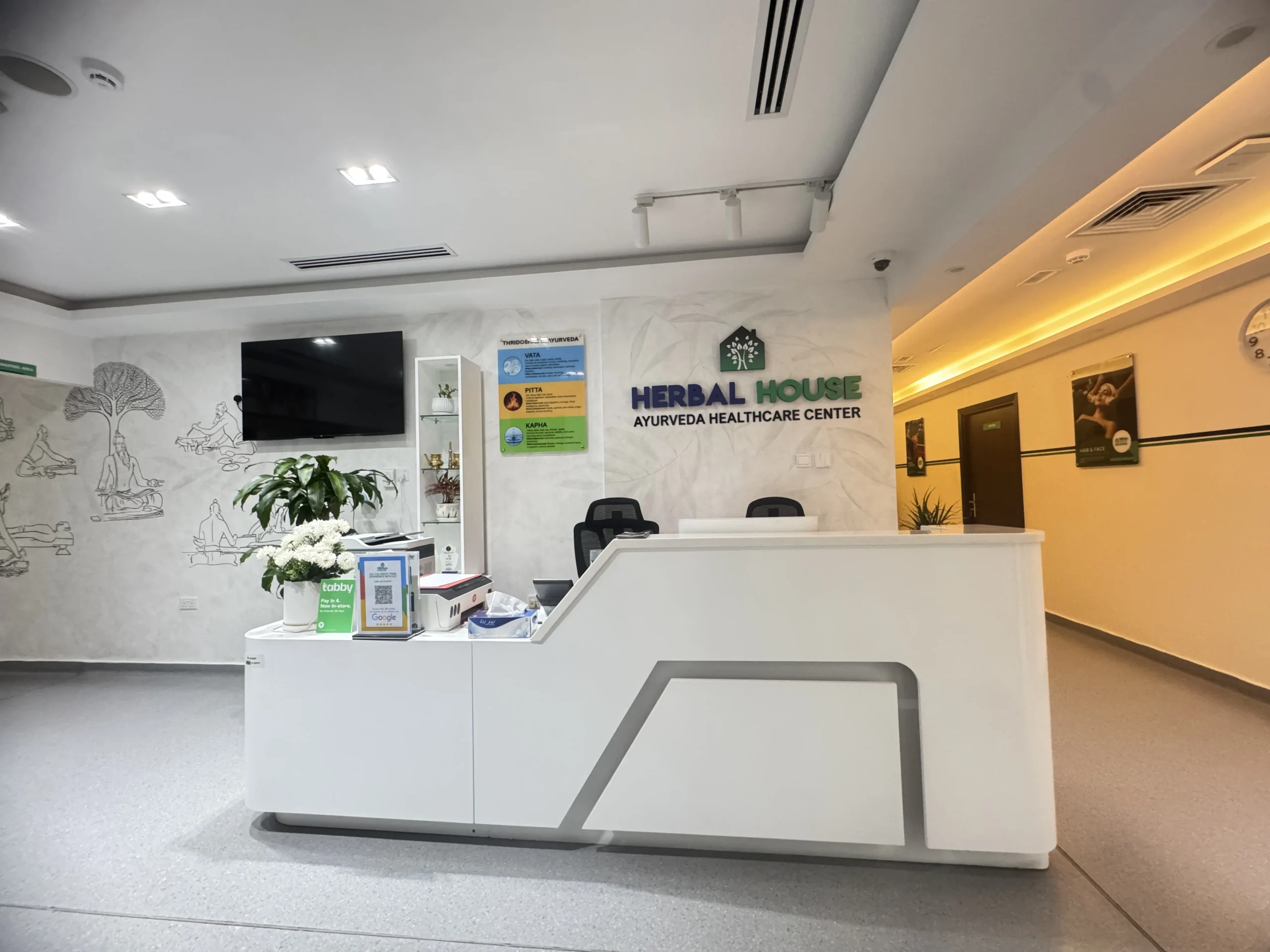 Best Ayurvedic Treatment Center in Sharjah UAE - Herbal House Ayurveda Clinic Rooms
